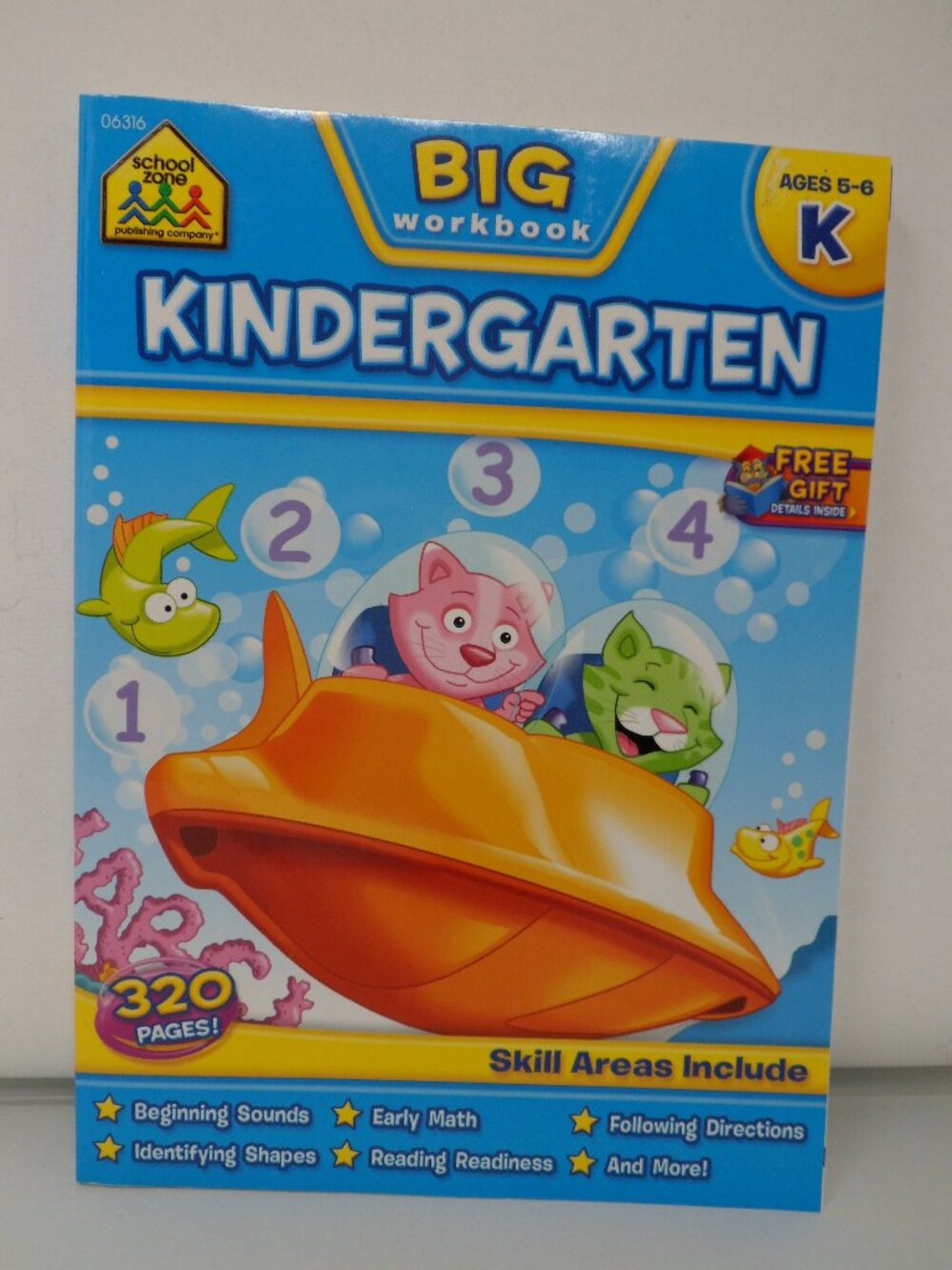 School Zone Big Kindergarten Workbook Ages 5-6
